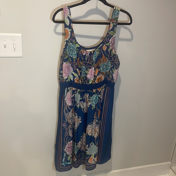 Anthropologie Moulinette Soeurs Silk Handkerchief Dress - L